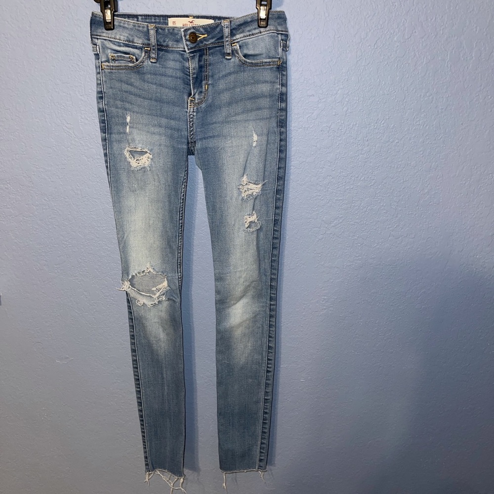 Hollister ripped jeans